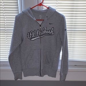 UW Oshkosh zip up